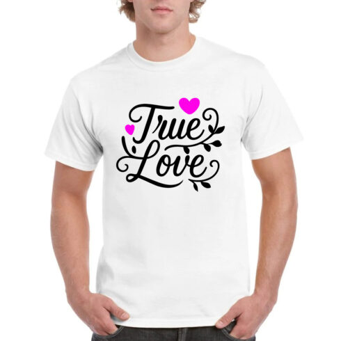 True Love Heart T-Shirt Valentine Romance Tee cover image.
