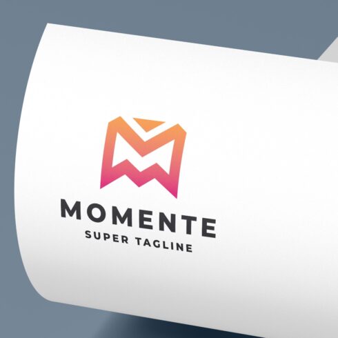 Momente Geometric Letter M Logo cover image.