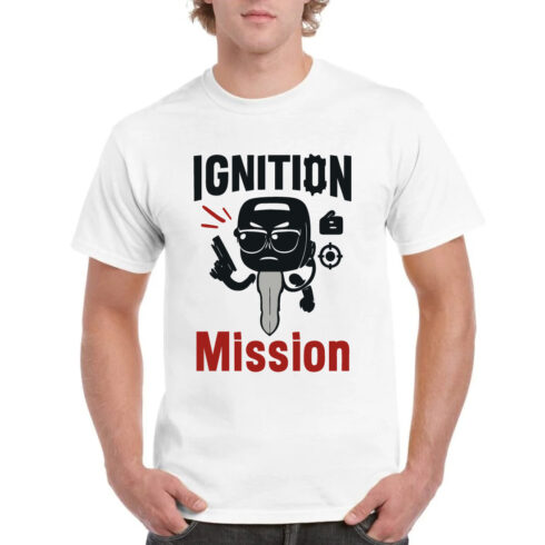 Ignition Mission Spy T-Shirt Secret Agent Tee cover image.