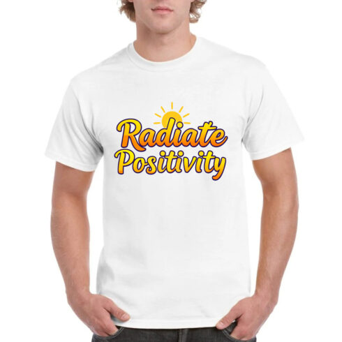 Radiate Positivity Shirt Sunshine Motivational Tee cover image.