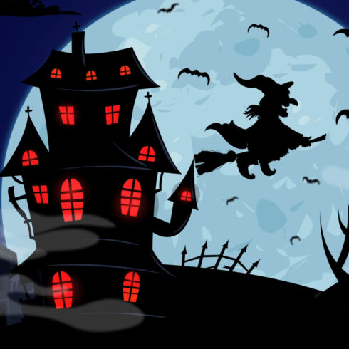 6 Halloween Spooky Loop Backgrounds 4K Animation cover image.