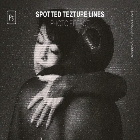 Spotted Texture Lines Photo Effect cover image.