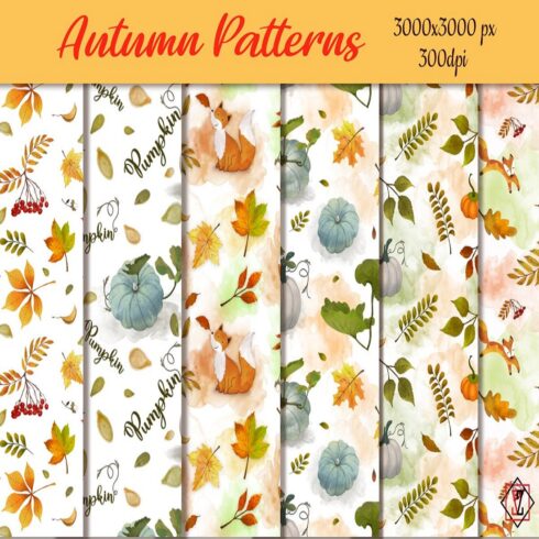 Autumn patterns Design cover image.
