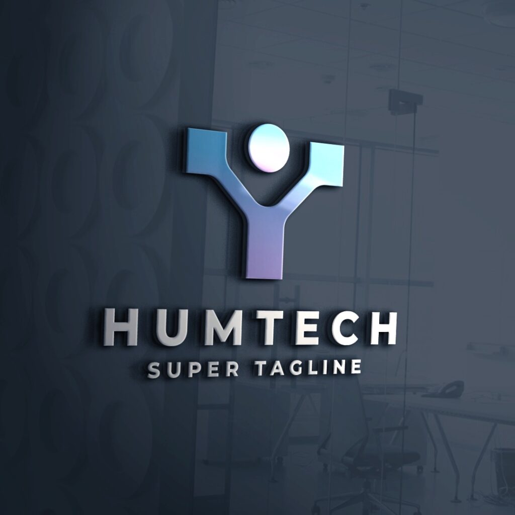 Ai Human Tech Logo - MasterBundles