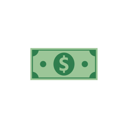 Investment money vector design template cover image.