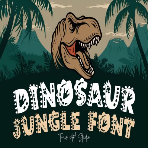 Dinosaur Jungle Font cover image.