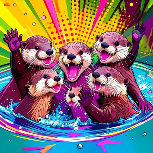 30 High-Quality Images – Cute Baby Otters & Wildlife Collection in Multiple Styles and Sizes cover image.
