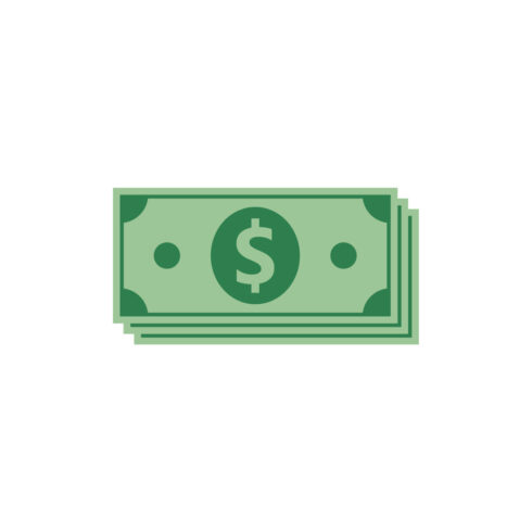 Investment money vector design template cover image.