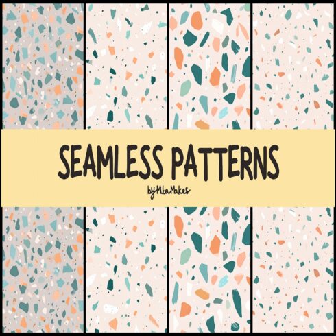 Modern Terrazzo Colorful Texture Patterns cover image.