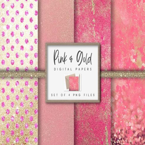 Pink and Gold Backgrounds cover image.