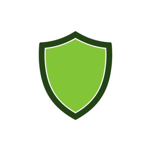 Security Shield vector design template cover image.
