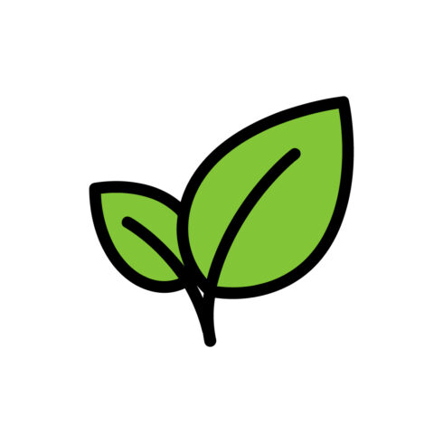 leaf nature vector design template cover image.