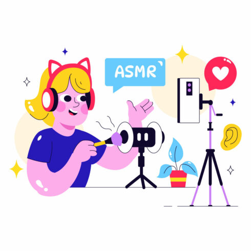 10 ASMR Lifestyle Illustration cover image.