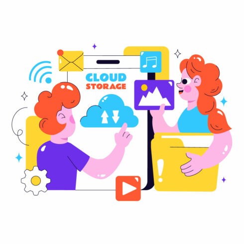 10 Cloud Storage Illustration cover image.