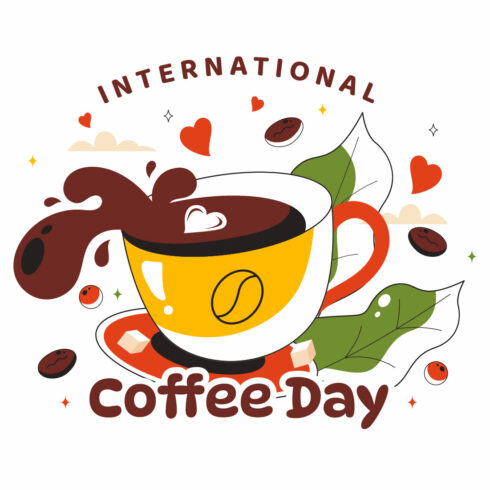 11 International Coffee Day Illustration cover image.