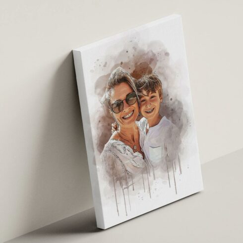 Mother's Day Gift Digital Watercolor cover image.
