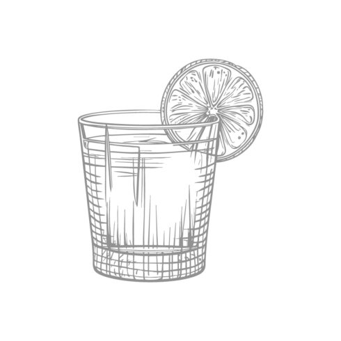 Cocktail Glass with Lemon Slice cover image.