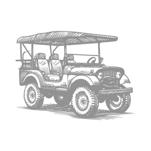 Vintage Safari Jeep cover image.