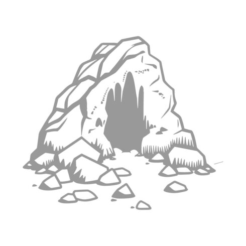 Rocky Cave Entrance Illustration cover image.