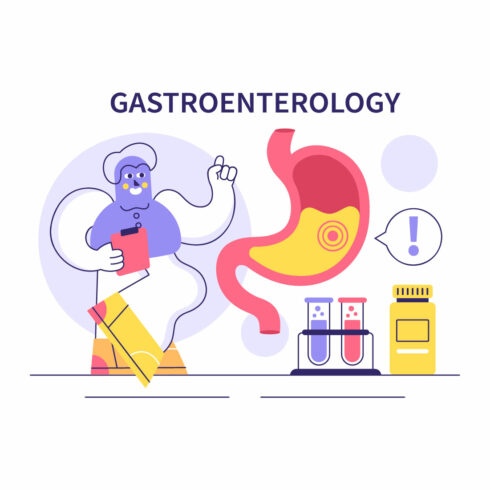 10 Stomach Health Gastroenterology Illustration cover image.