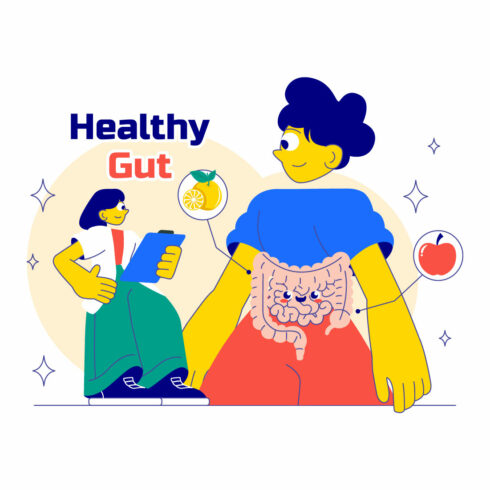 10 Healthy Gut Illustration cover image.
