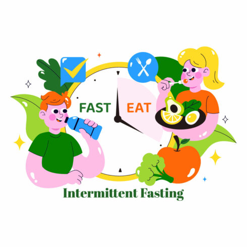 10 Intermittent Fasting Illustration cover image.