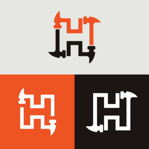 Letter H and Hammer Logo cover image.
