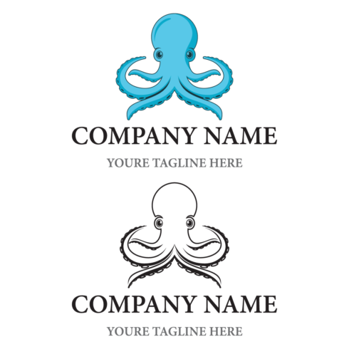 Octopus Logo Template cover image.