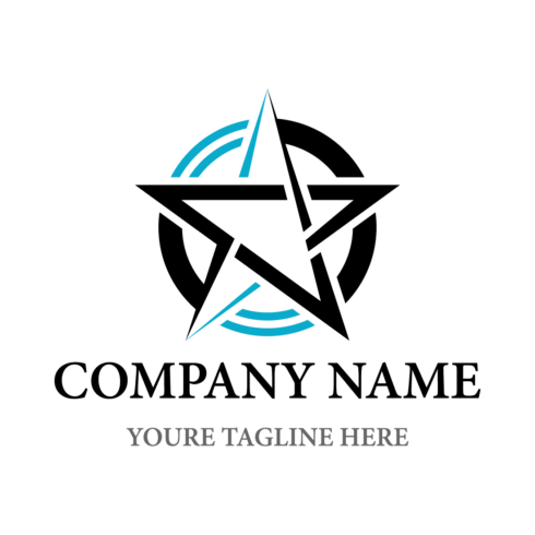 Star Minimalist Logo Design cover image.