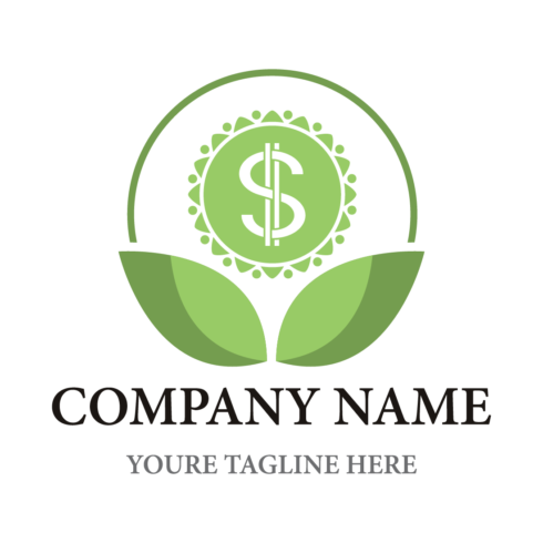 Money Flower Logo Template cover image.