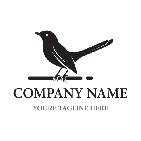 Bird On A Branch Logo Template cover image.