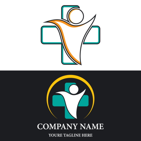 Medical Cross And People Logo cover image.