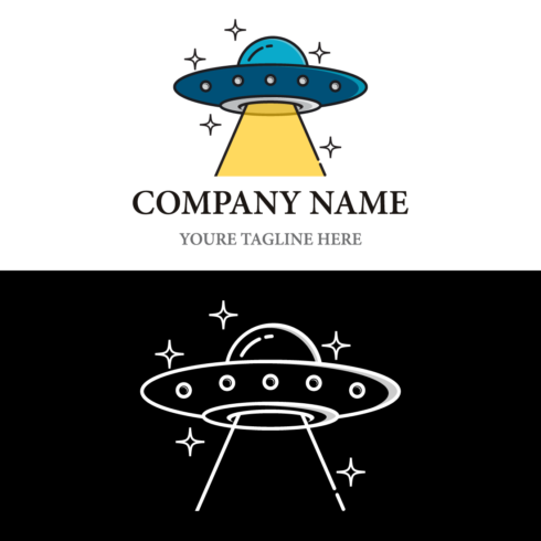UFO Logo Template cover image.