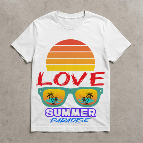 Love Summer Paradise T-Shirt cover image.