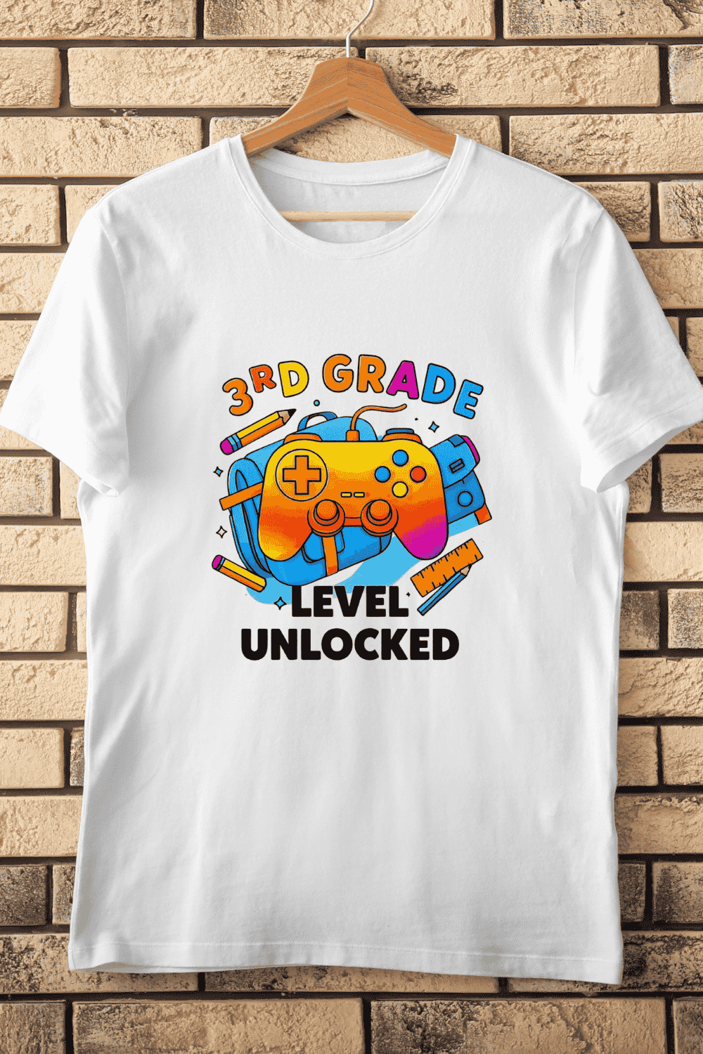 Third Grade Graduation Celebration T-Shirt Design pinterest preview image.