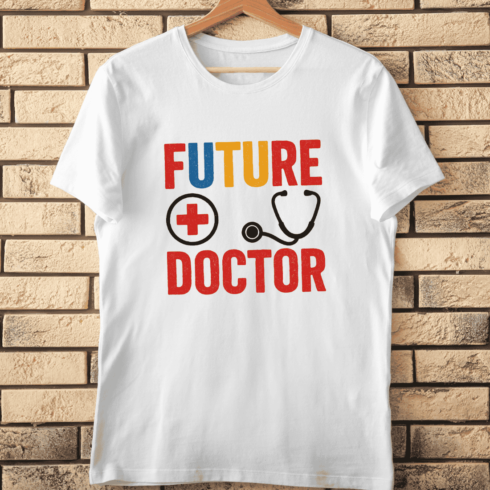 Medical Student Quote T-Shirt Design cover image.