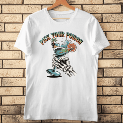 Pick Your Poison Party T-shirt Design cover image.