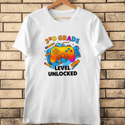 Third Grade Graduation Celebration T-Shirt Design cover image.