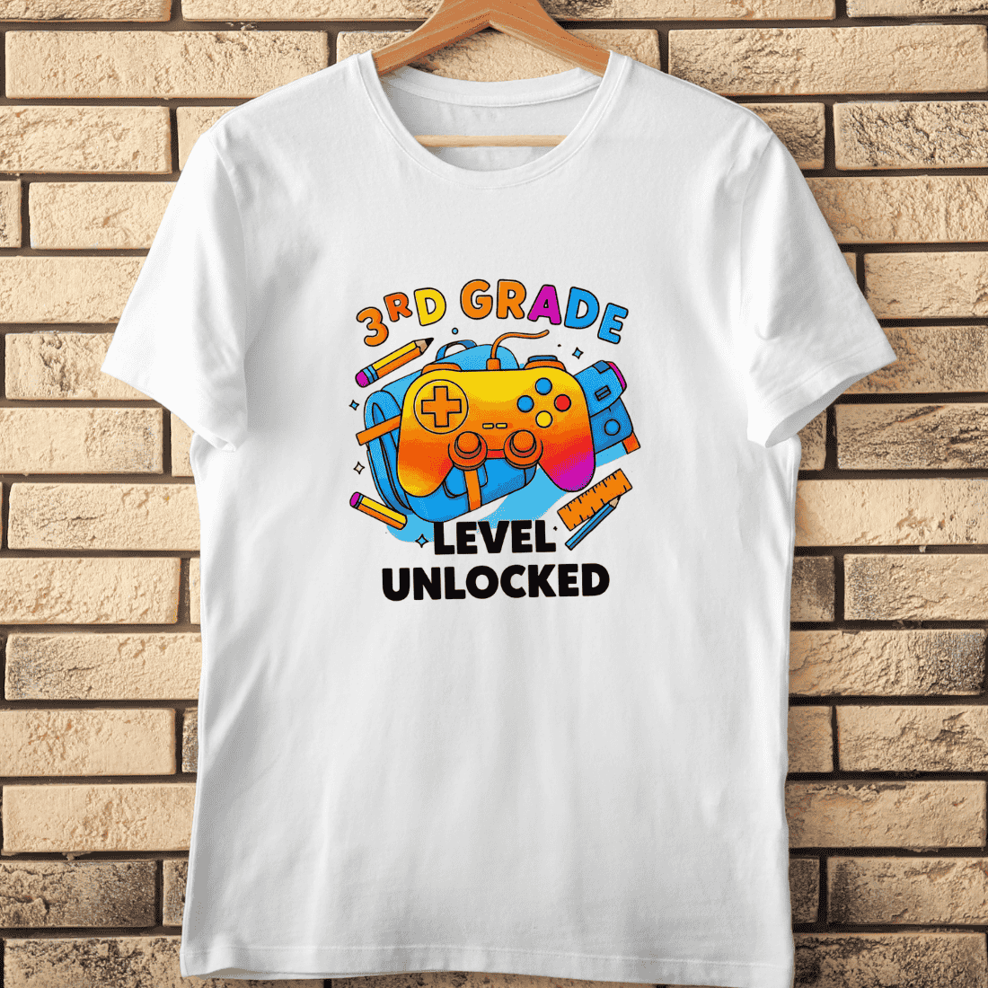 Third Grade Graduation Celebration T-Shirt Design cover image.