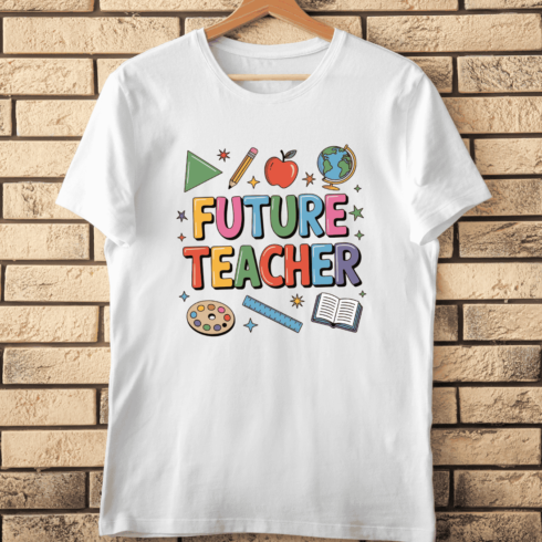 Future Educator T-Shirt Design cover image.