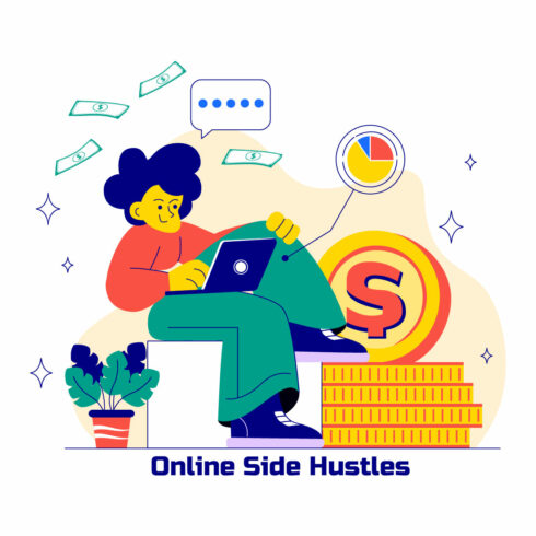 10 Online Side Hustles Illustration cover image.