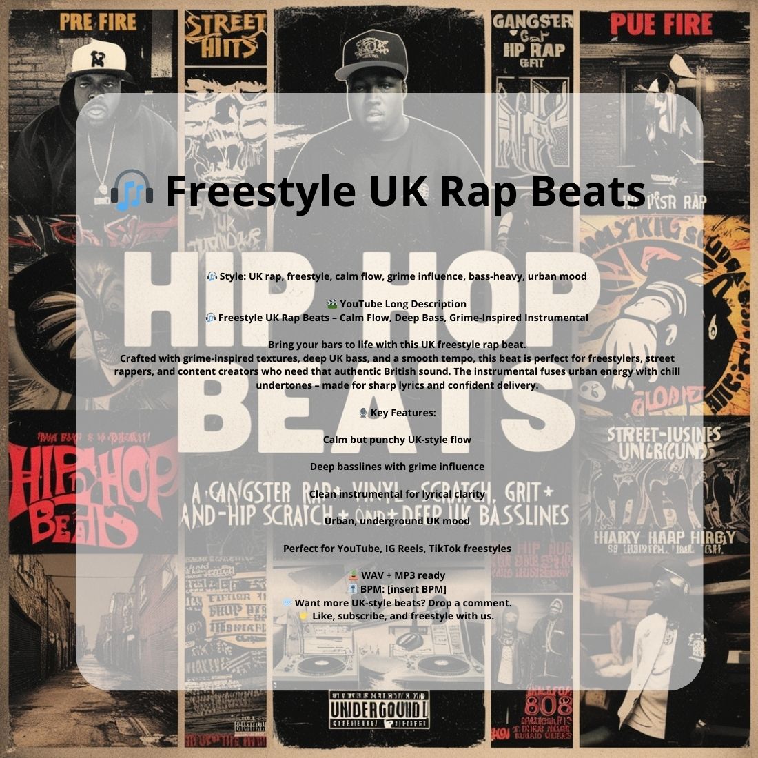 Freestyle UK Rap Beats - MasterBundles