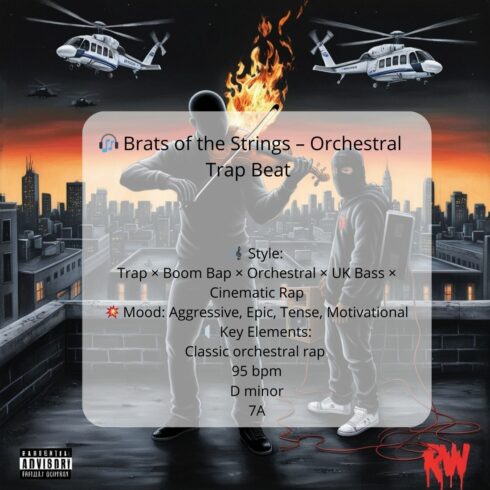 Brats of the Strings – Orchestral Trap Beat Produced by ICSOUND cover image.
