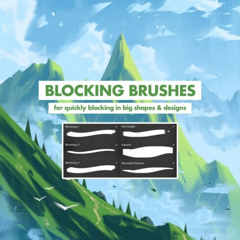Procreate Artist’s Core Brush Pack cover image.