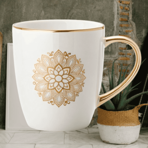 "Elegant Floral Mug Mockup" cover image.