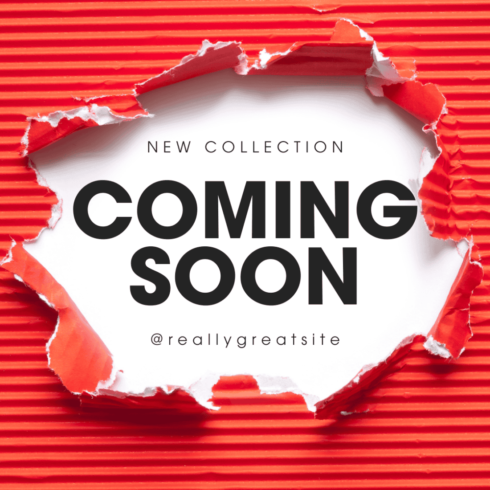 "Something Exciting is Brewing " Instagram template cover image.
