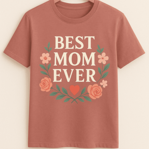 Mama, My Forever Friend T-Shirt mockup cover image.