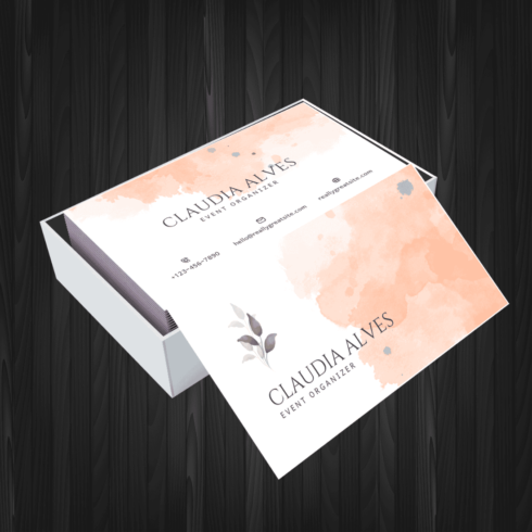 Project Manager – Events business card cover image.