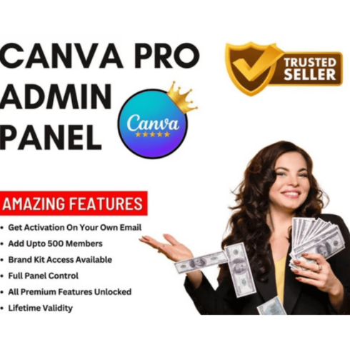 Canva Admin Panel – Lifetime Access | Instant Delivery cover image.