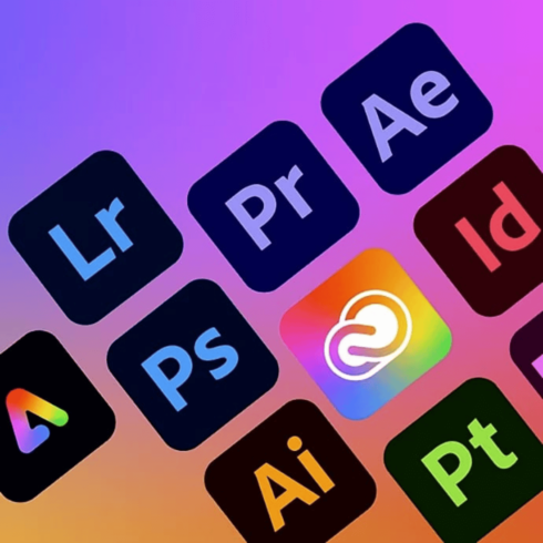 Adobe Creative Cloud All Apps | Lifetime Access | For Windows & Mac cover image.
